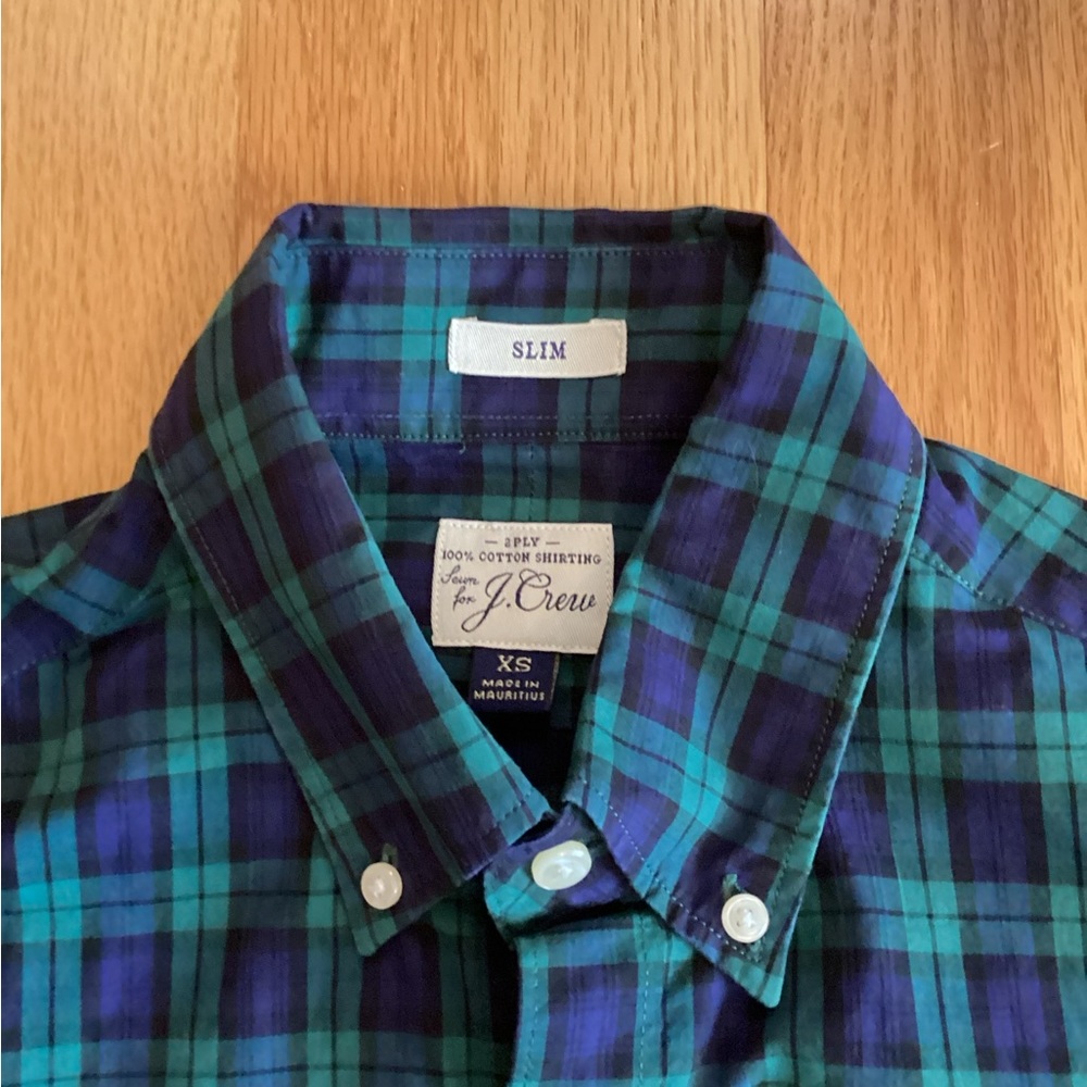 J. Crew men’s long sleeve button down shirt
